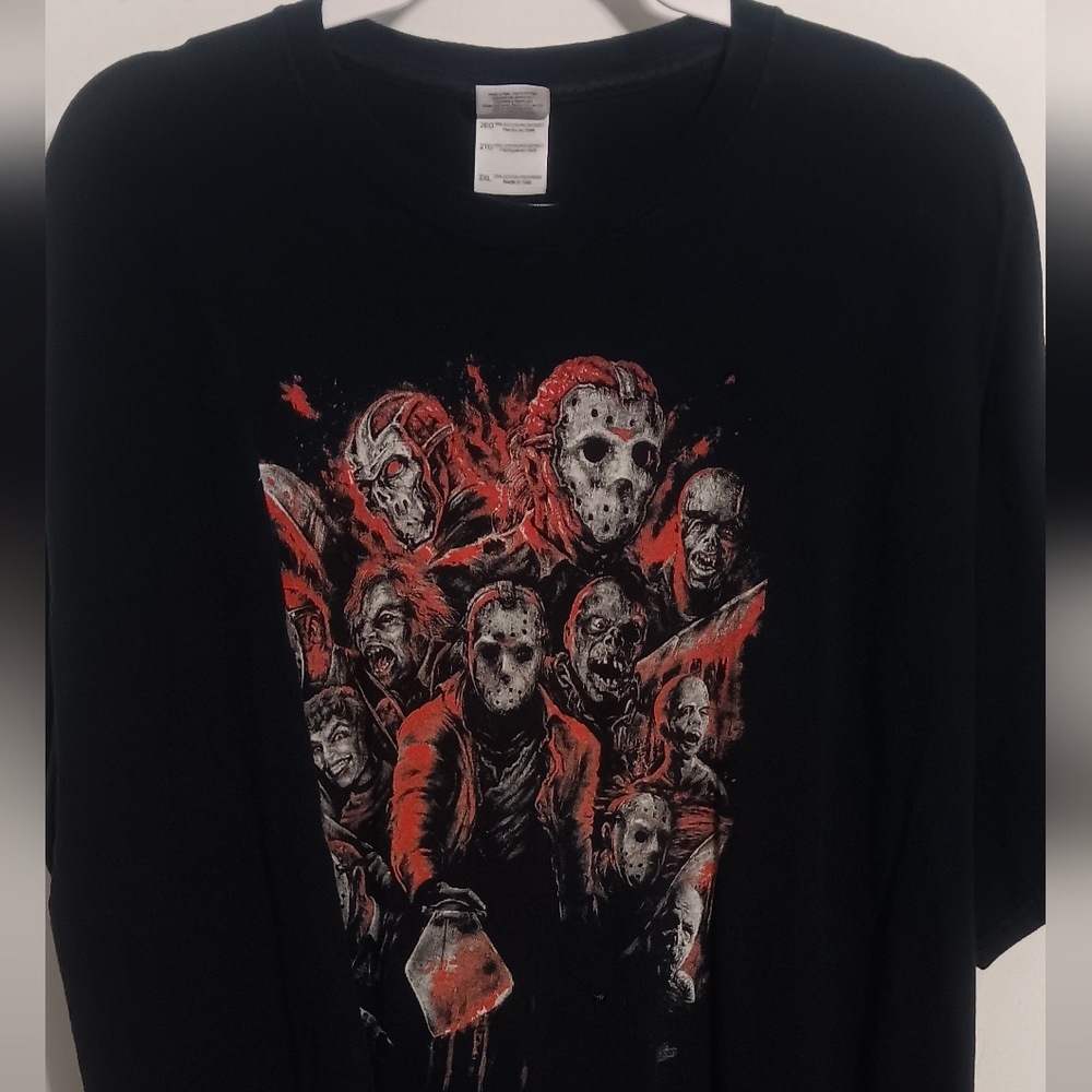 Friday The 13th Faces Of Jason T-shirt XXL